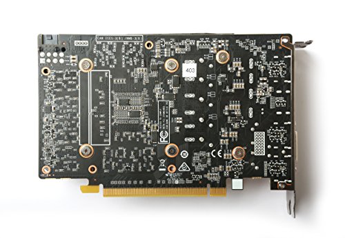 Zotac GTX1060 Mini - PCI-Express Graphics Card (6GB GDDR5, CUDA cores 1280, 192-bit, Base: 1506 MHz Boost:1708 MHz, ICE Storm Cooling, VR Ready)