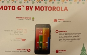 Motorola Moto G with quad core processor,3G coming soon