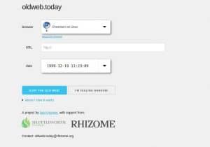 oldweb today