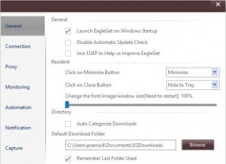 Eagle Get configuration
