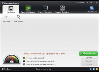 wise game booster my games