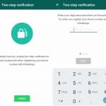 activate whatsapp two-step verification feature